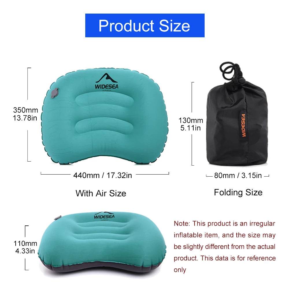 Widesea Inflatable Camping Pillow - Fish & Cheaps | Fishing & Outdoor Gear