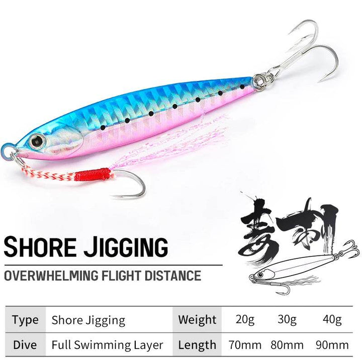 TSURINOYA STINGER Shore Jig – Long Cast Metal Lure - Fish & Cheaps | Fishing & Outdoor Gear