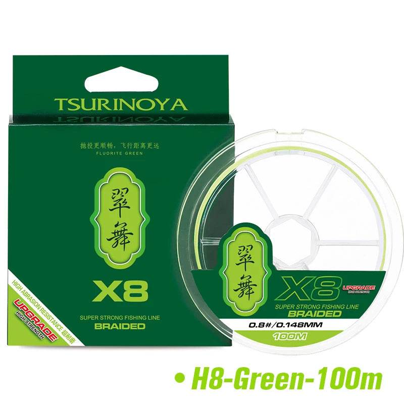 TSURINOYA H8 Ultra-long Casting 8-Strand PE Line - Fish & Cheaps | Fishing & Outdoor Gear