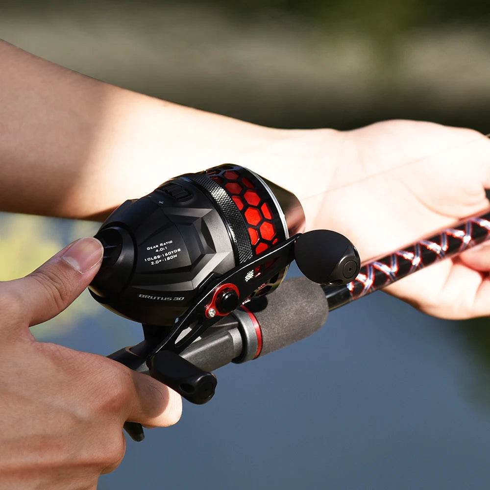 KastKing Brutus Spincast Reel – Effortless Push Button Casting - Fish & Cheaps | Fishing & Outdoor Gear