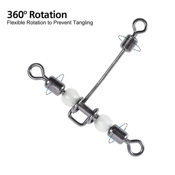 Goture 3-Way Cross-Line Swivel Set – 20pcs - Fish & Cheaps | Fishing & Outdoor Gear