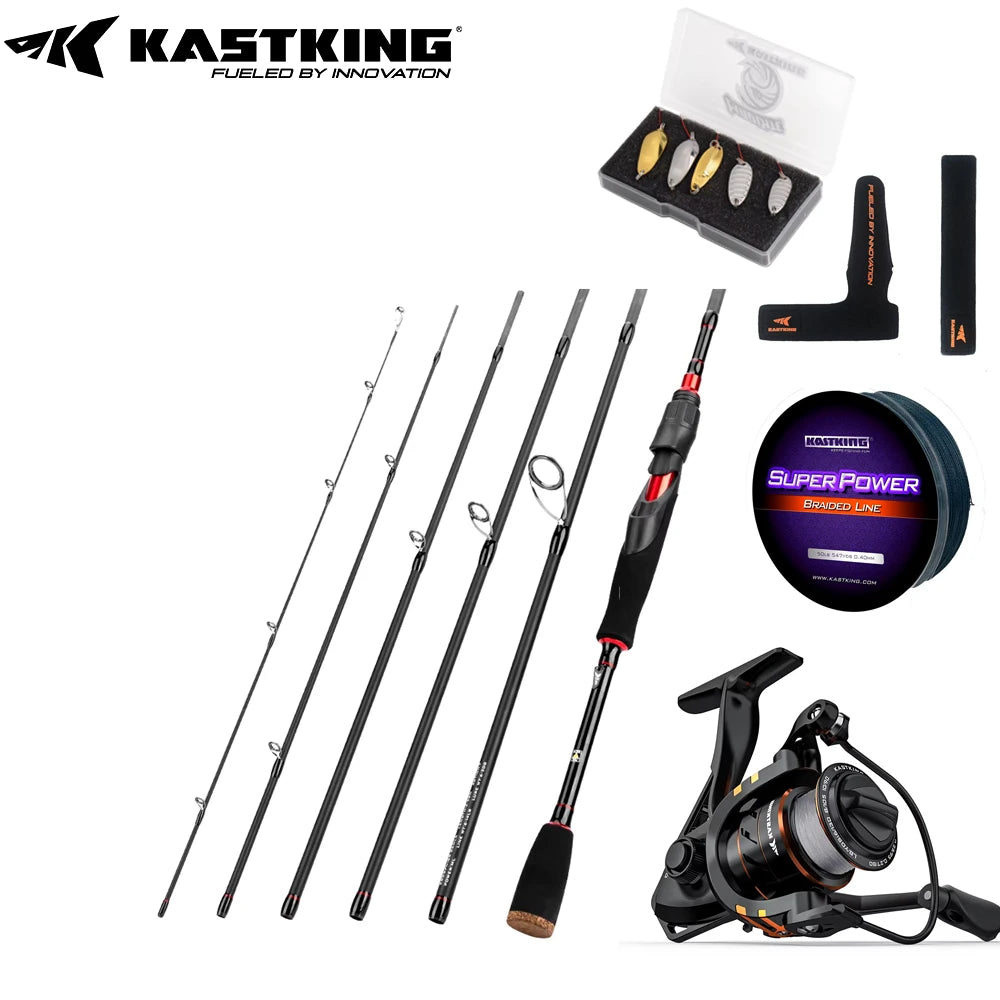 KastKing Spinning Reel and Rod Combo Set