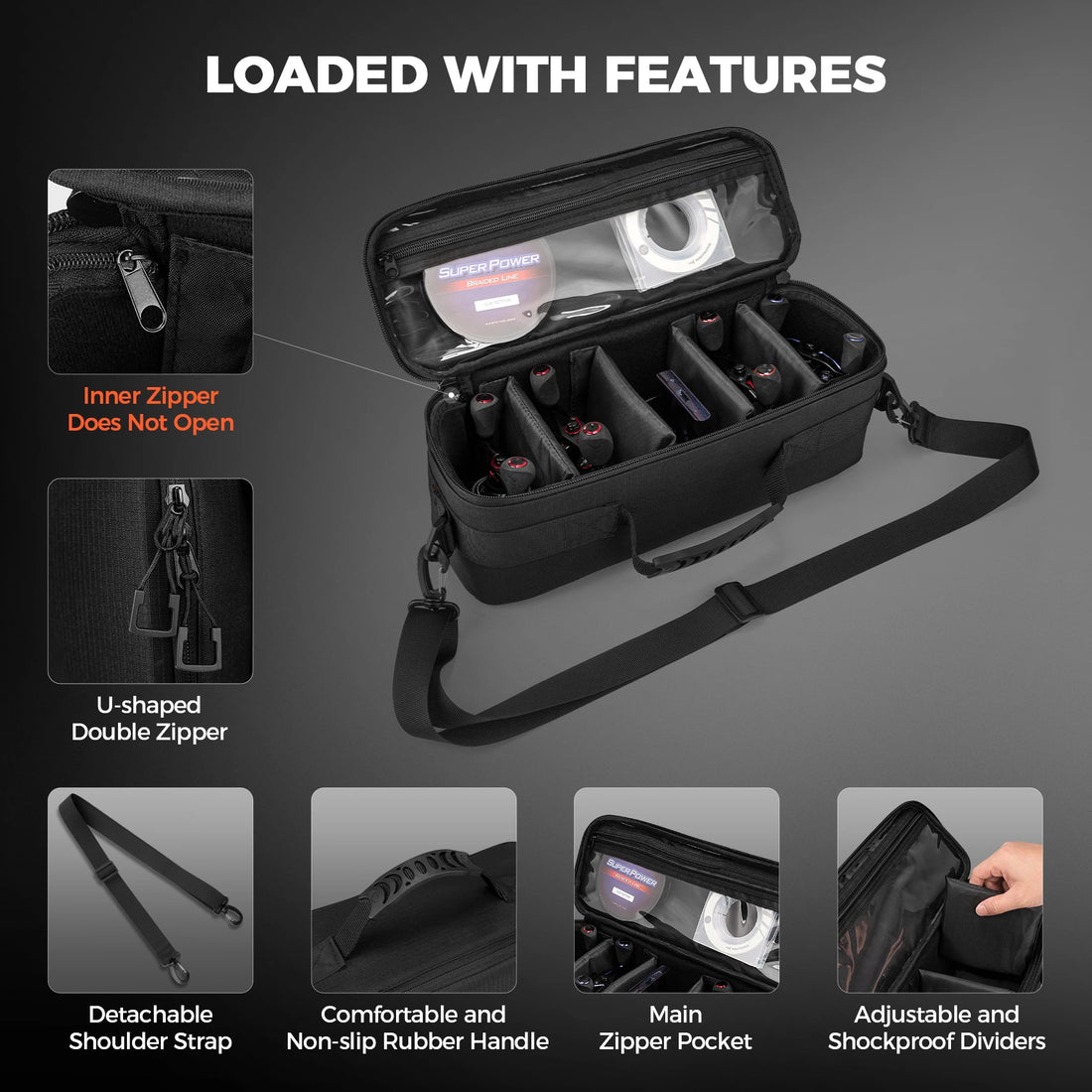 KastKing Fishing Reel Case