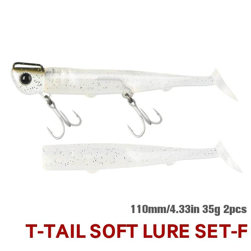 TSURINOYA Long Casting T Tail Jig 110mm – Precision Saltwater Lure - Fish & Cheaps | Fishing & Outdoor Gear