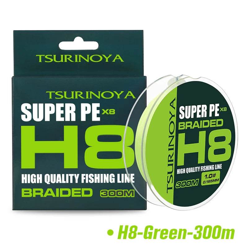 TSURINOYA H8 Ultra-long Casting 8-Strand PE Line - Fish & Cheaps | Fishing & Outdoor Gear