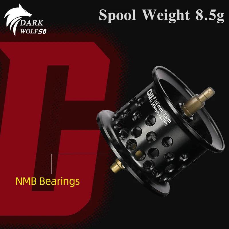 TSURINOYA Dark Wolf 50 Ultralight Baitcasting Reel - Fish & Cheaps | Fishing & Outdoor Gear