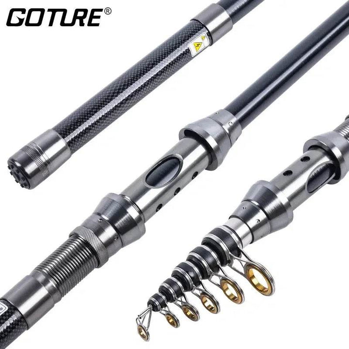 Goture Carbon Telescopic Fishing Rod – Ultra-Light Long Distance - Fish & Cheaps | Fishing & Outdoor Gear