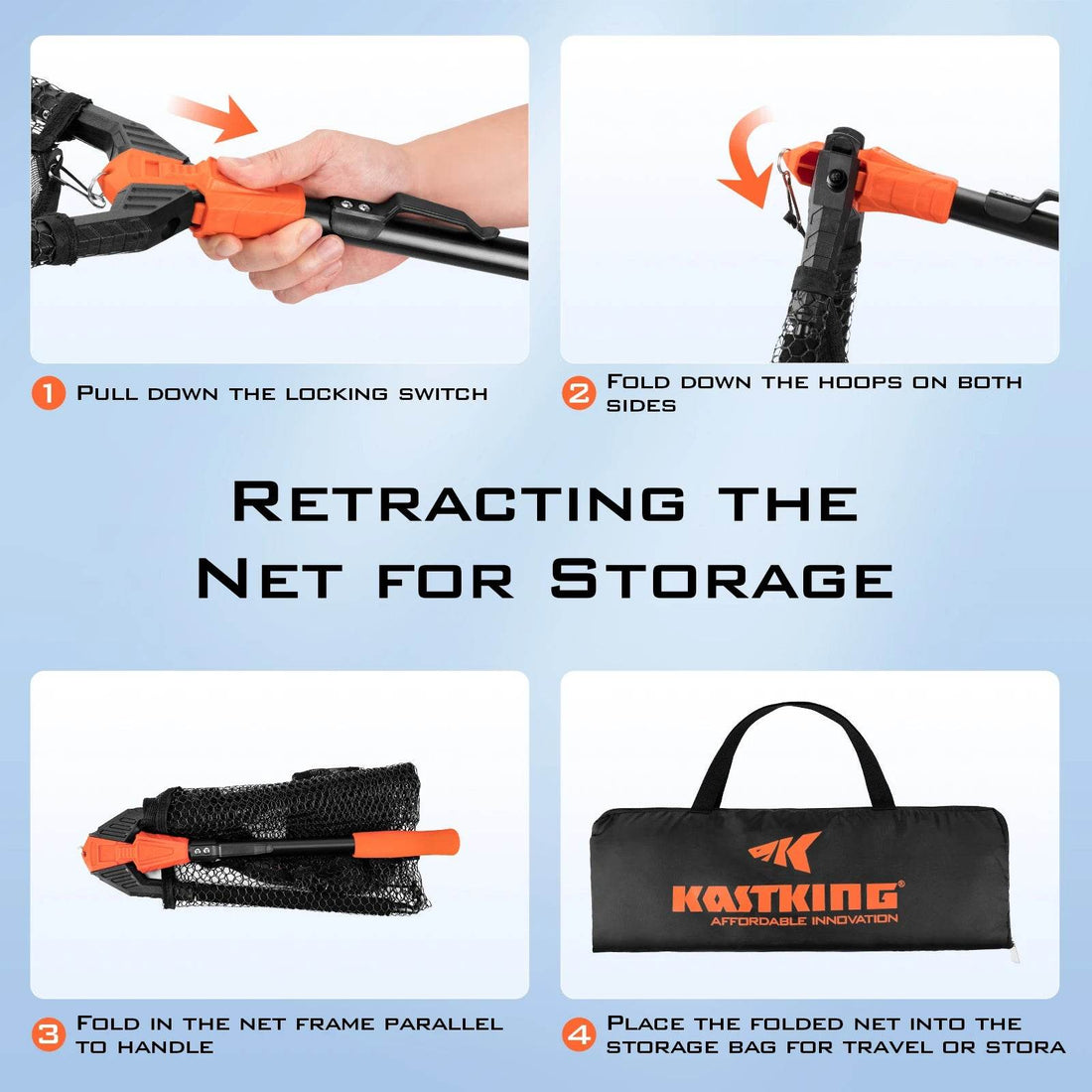 KastKing Pontus Foldable Fishing Net - Fish & Cheaps | Fishing & Outdoor Gear