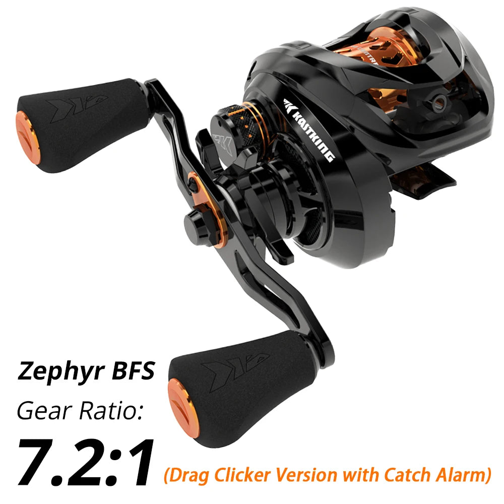 KastKing Zephyr Bait Finesse System BFS Baitcasting Fishing Reel