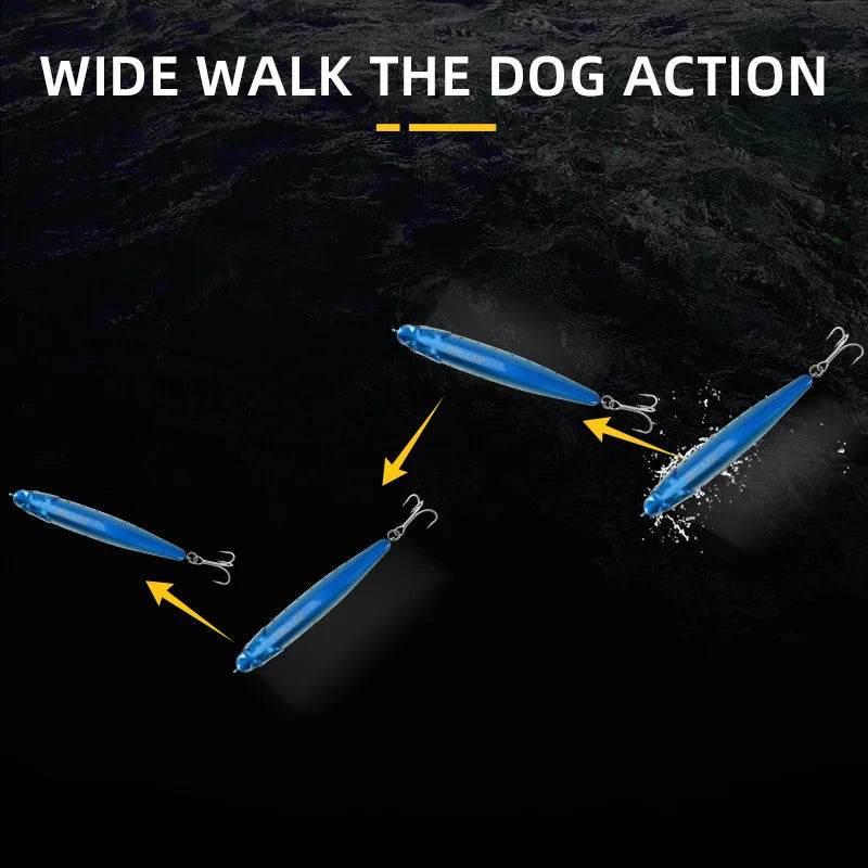 BLUX RIPPLE 87 Topwater Pencil – Walk The Dog Lure - Fish & Cheaps | Fishing & Outdoor Gear