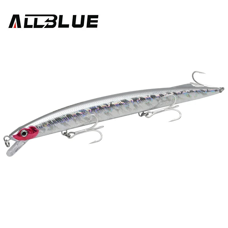 ALLBLUE SPRINT 195S Sinking Minnow Longcast Jerkbait Fishing Lure 195mm 35G Off Shore Saltwater Sea Bass Artificial Bait Tackle