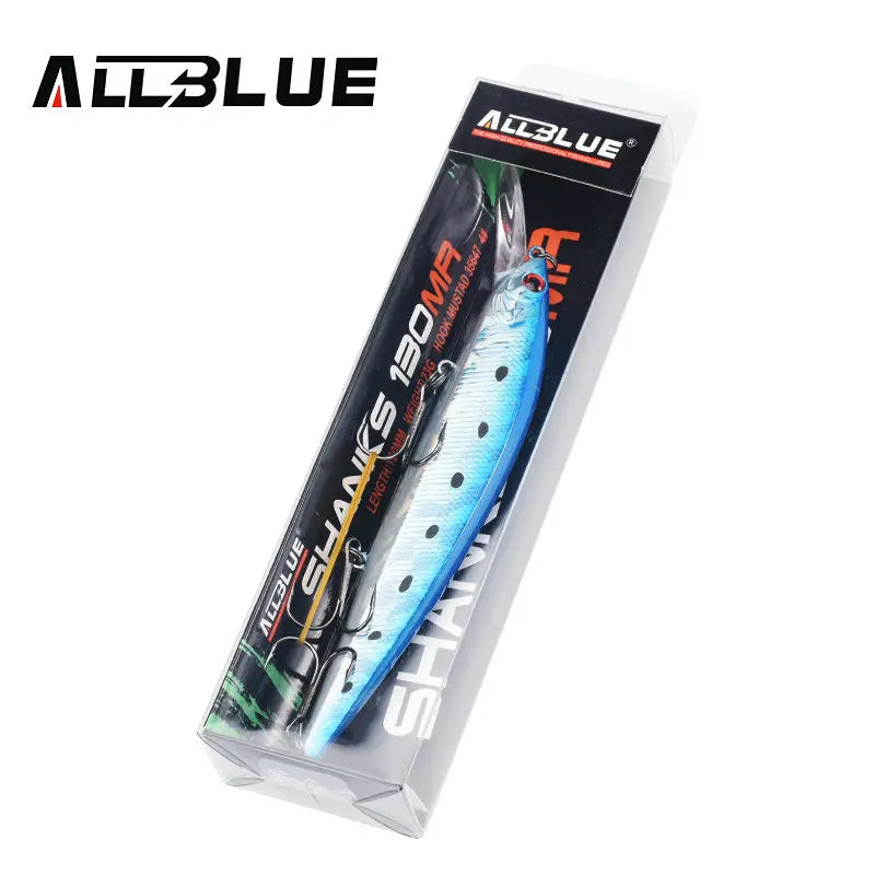 ALLBLUE SHANKS 130MR SP Fishing Lure Suspend Jerkbait 23g Weight Moving Systerm Long Cast Wobbler 2.5m Minnow Bass Pike Tackle