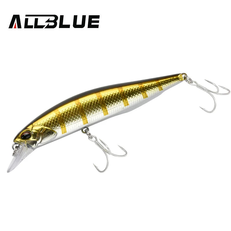 ALLBLUE SPRINT 100SW Heavy Sinking Minnow Fixed Weight Jerkbait Fishing Lure 100mm 22G Off Shore Saltwater Sea Bass Bait Tackle