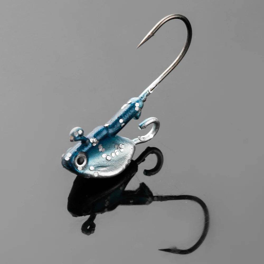 JOHNCOO 5pcs Multicolour Jig Head Hooks - Fish & Cheaps | Fishing & Outdoor Gear