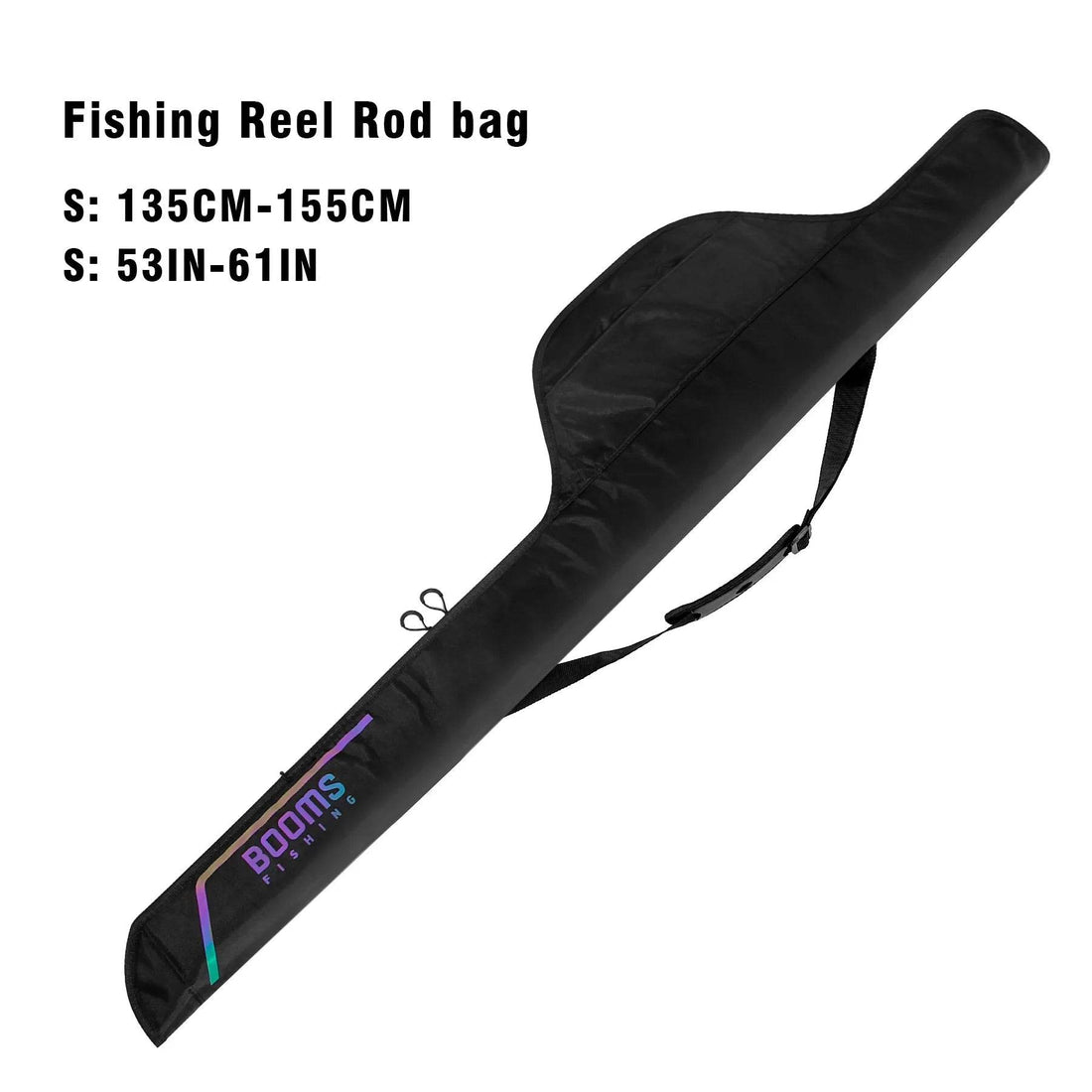 Booms Fishing PB3 Rod Bag – Adjustable, Folding Storage - Fish & Cheaps | Fishing & Outdoor Gear