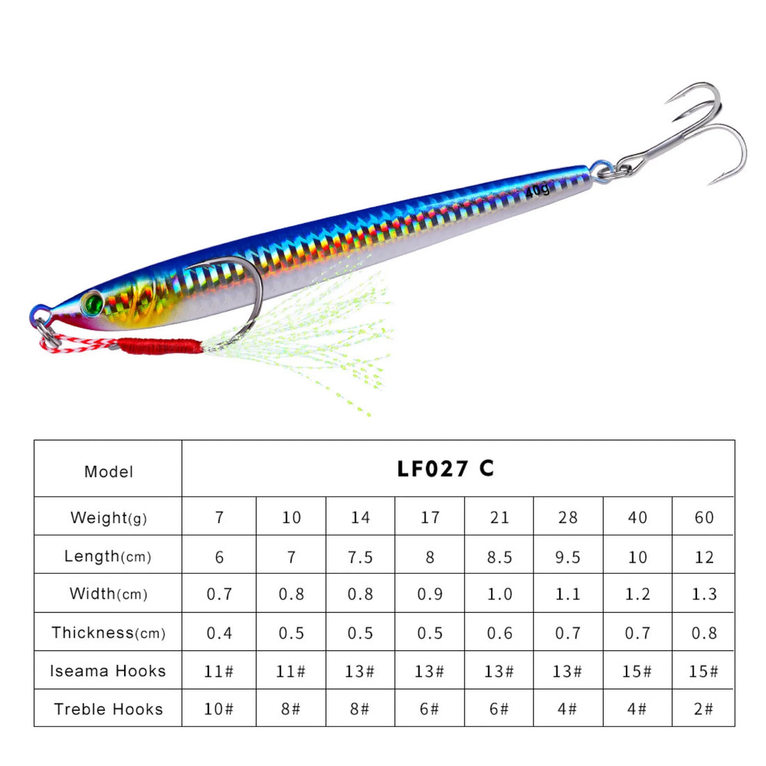PRO BEROS Metal Jig Bait Weight 80-100g Trolling hard bait bass fishing tackle trout diving bait Sea Fishing Lures Pesca