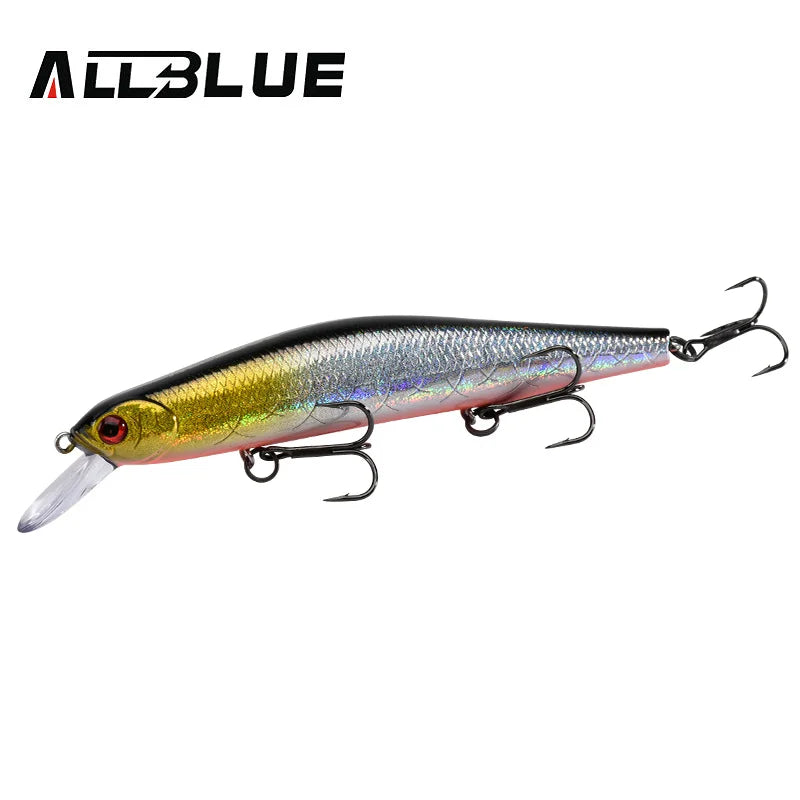 ALLBLUE VULCAN 130SP Silent Wobbler Fishing Lure 26.5g 133mm Magnetic System Suspend Minnow Pike Bait 4# Hook Tackle