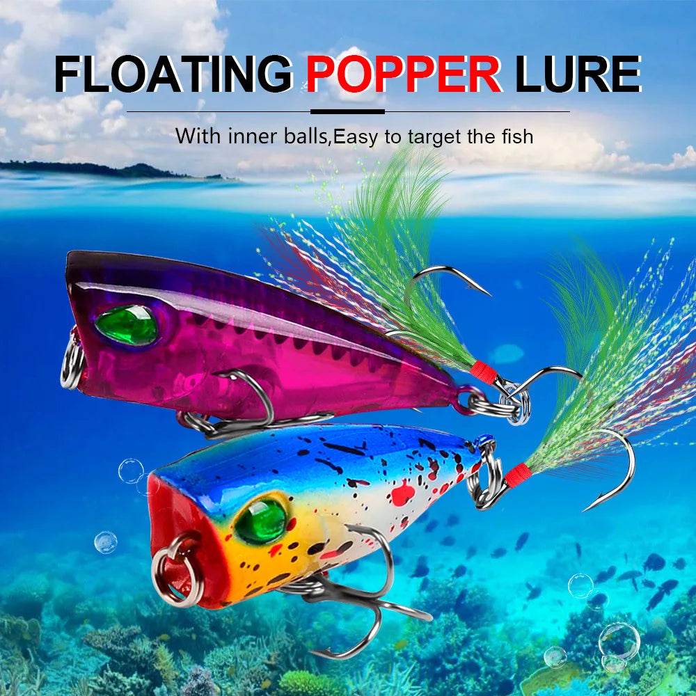 PROBEROS Mini Popper Fishing Lure - Fish & Cheaps | Fishing & Outdoor Gear