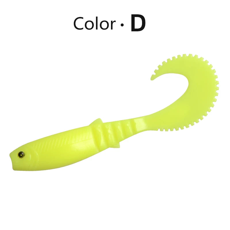 MEREDITH Cannibal Curved Tail Fishing Lures