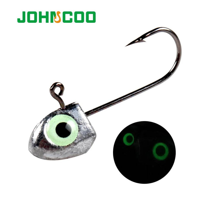 JOHNCOO Jig Head Fishing Hooks – 8 Piece Set - Fish & Cheaps | Fishing & Outdoor Gear