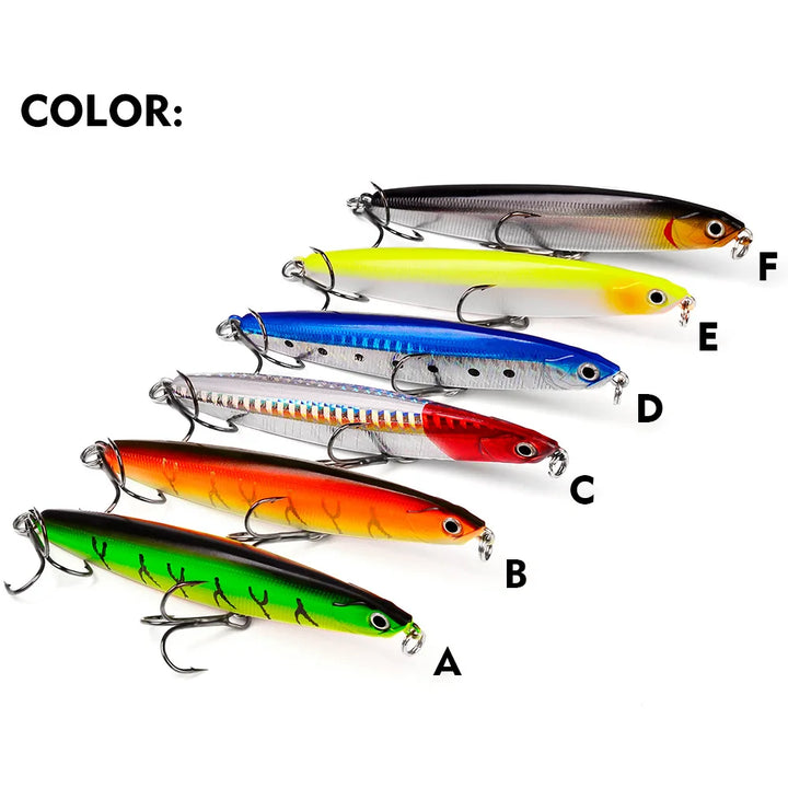 Pencil Sinking Fishing Lure Weights 10-24g Bass Fishing Tackle Lures Fishing Accessories Saltwater Lures Fish Bait Trolling Lure