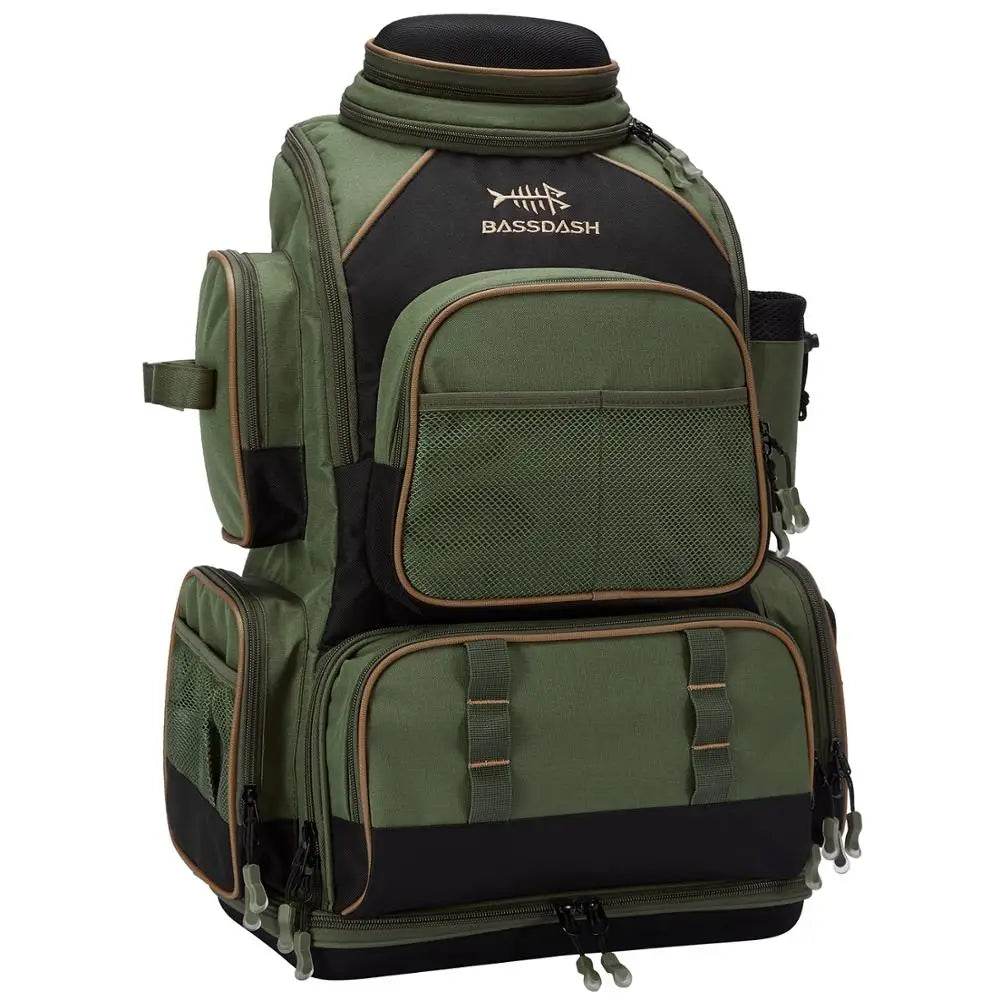Bassdash Multifunctional Fishing Tackle Backpack - Fish & Cheaps | Fishing & Outdoor Gear