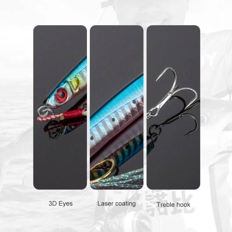 Noeby Metal Jig Shore Casting Lure - Fish & Cheaps | Fishing & Outdoor Gear