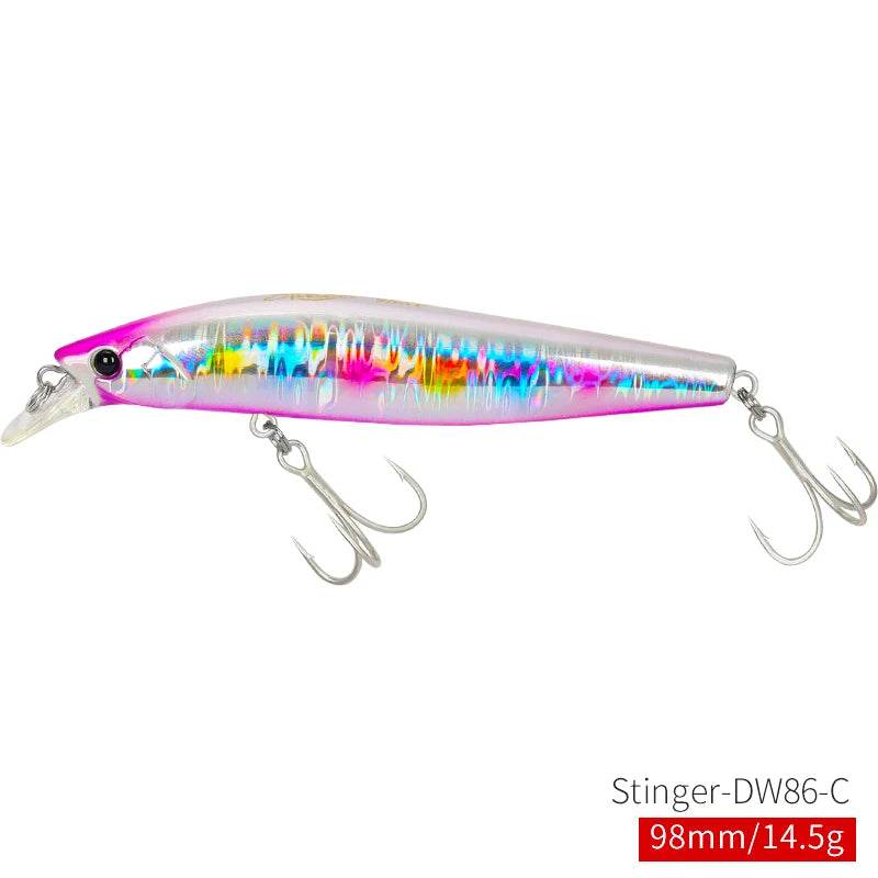 TSURINOYA 98SP Suspending Minnow – Ultra Long Casting Lure - Fish & Cheaps | Fishing & Outdoor Gear