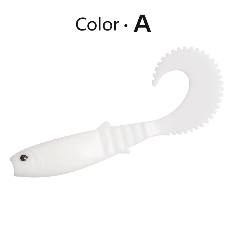 MEREDITH Cannibal Curved Tail Fishing Lures
