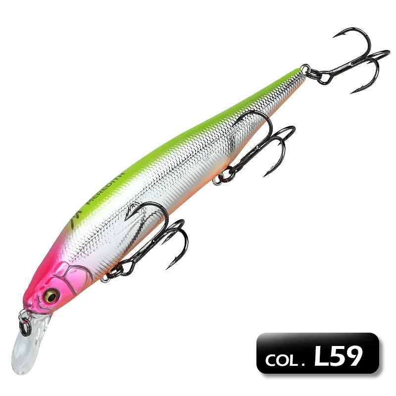 MEREDITH ITO SHINER-115SP Innovation Weight System Top Fishing Lures Minnow Wobbler Quality Fishing Tackle Hooks For Fishing