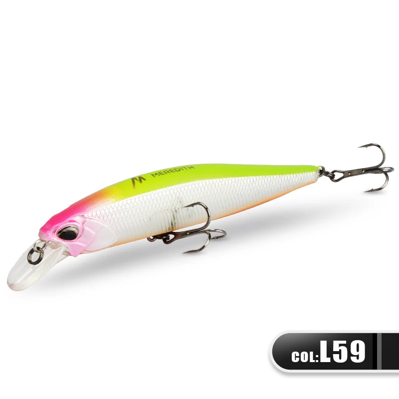 MEREDITH JERK MINNOW 100F 14g Floating Wobbler