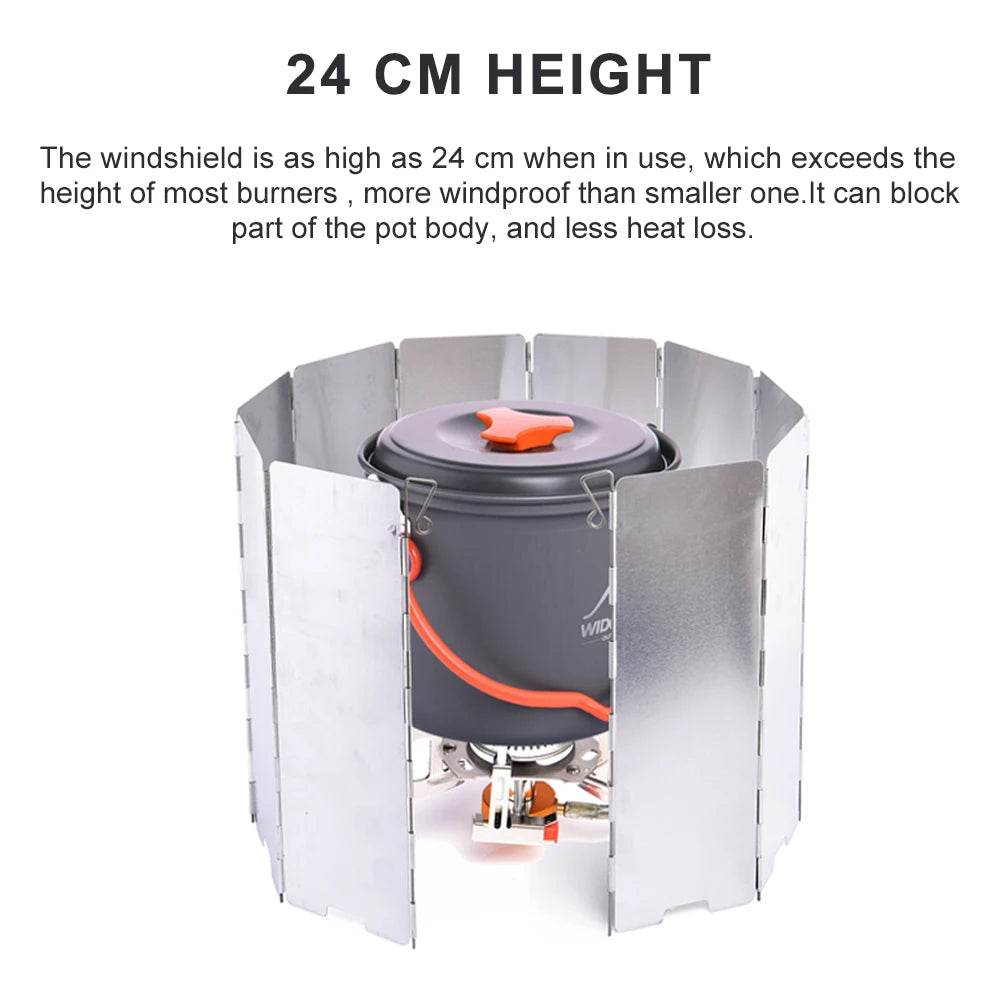 Widesea Compact Stove Wind Shield - Fish & Cheaps | Fishing & Outdoor Gear