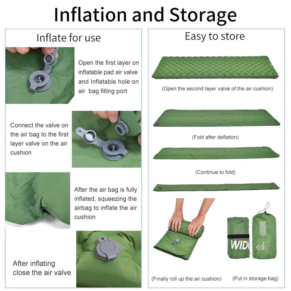 Widesea Ultralight Inflatable Camping Mattress - Fish & Cheaps | Fishing & Outdoor Gear