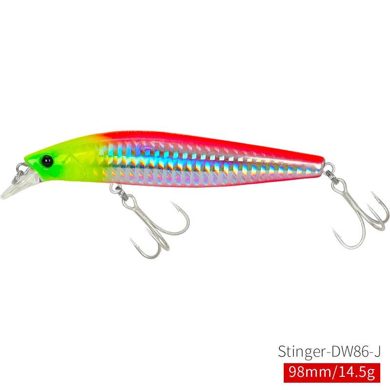 TSURINOYA 98SP Suspending Minnow – Ultra Long Casting Lure - Fish & Cheaps | Fishing & Outdoor Gear