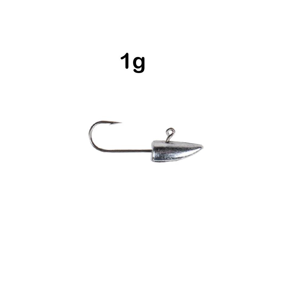 JOHNCOO Mini Jig Head Hooks – 20pcs Barbed - Fish & Cheaps | Fishing & Outdoor Gear