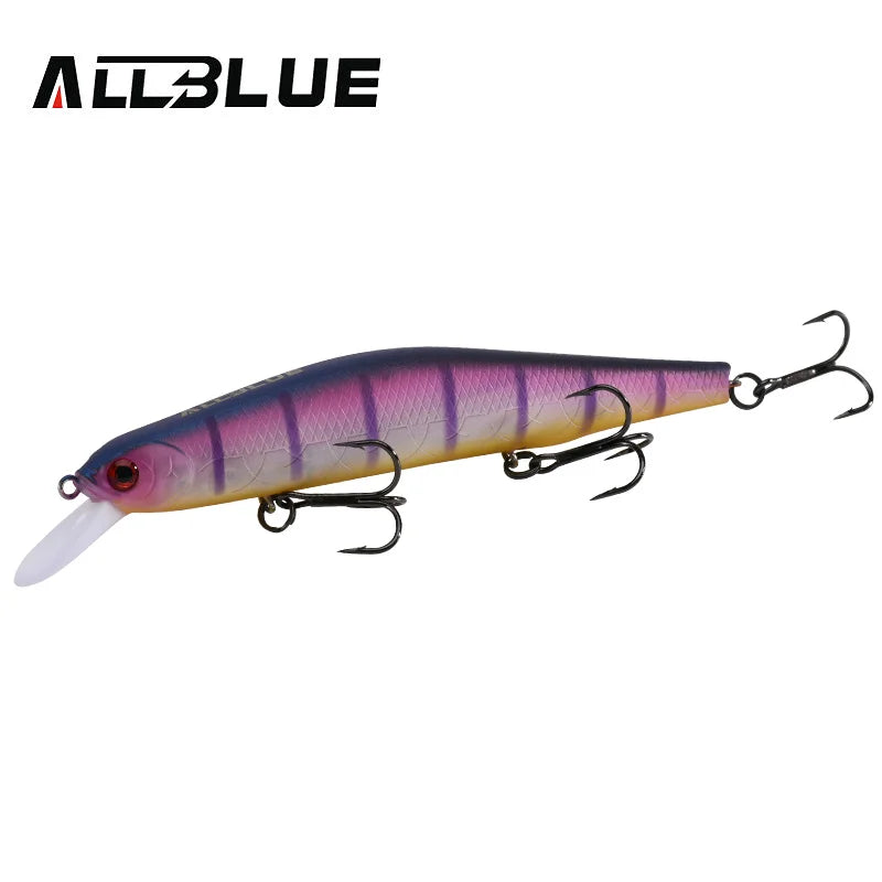 ALLBLUE VULCAN 130SP Silent Wobbler Fishing Lure 26.5g 133mm Magnetic System Suspend Minnow Pike Bait 4# Hook Tackle