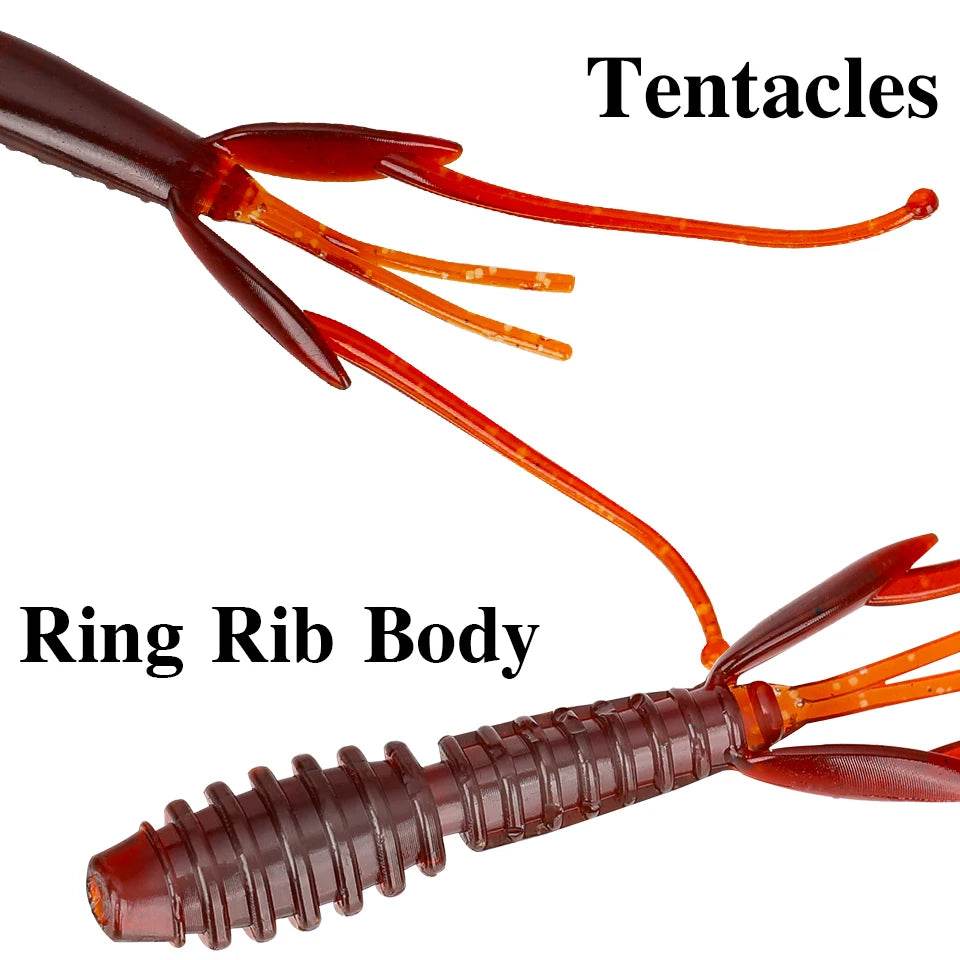 TSURINOYA 88mm Shrimp Soft Lure – Natural Action Bait - Fish & Cheaps | Fishing & Outdoor Gear