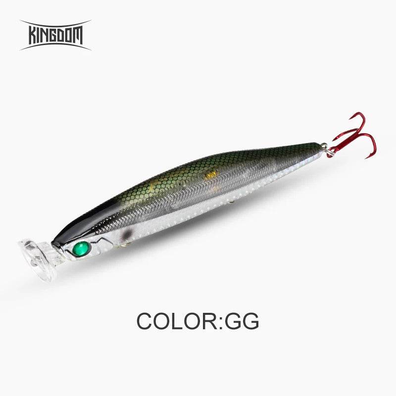 Kingdom Floating Jerk Minnow & Popper Lure - Fish & Cheaps | Fishing & Outdoor Gear