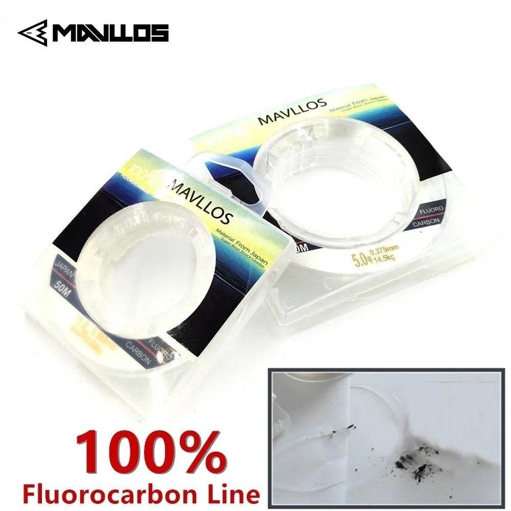 Mavllos 100% Fluorocarbon Fishing Line – 50m - Fish & Cheaps | Fishing & Outdoor Gear