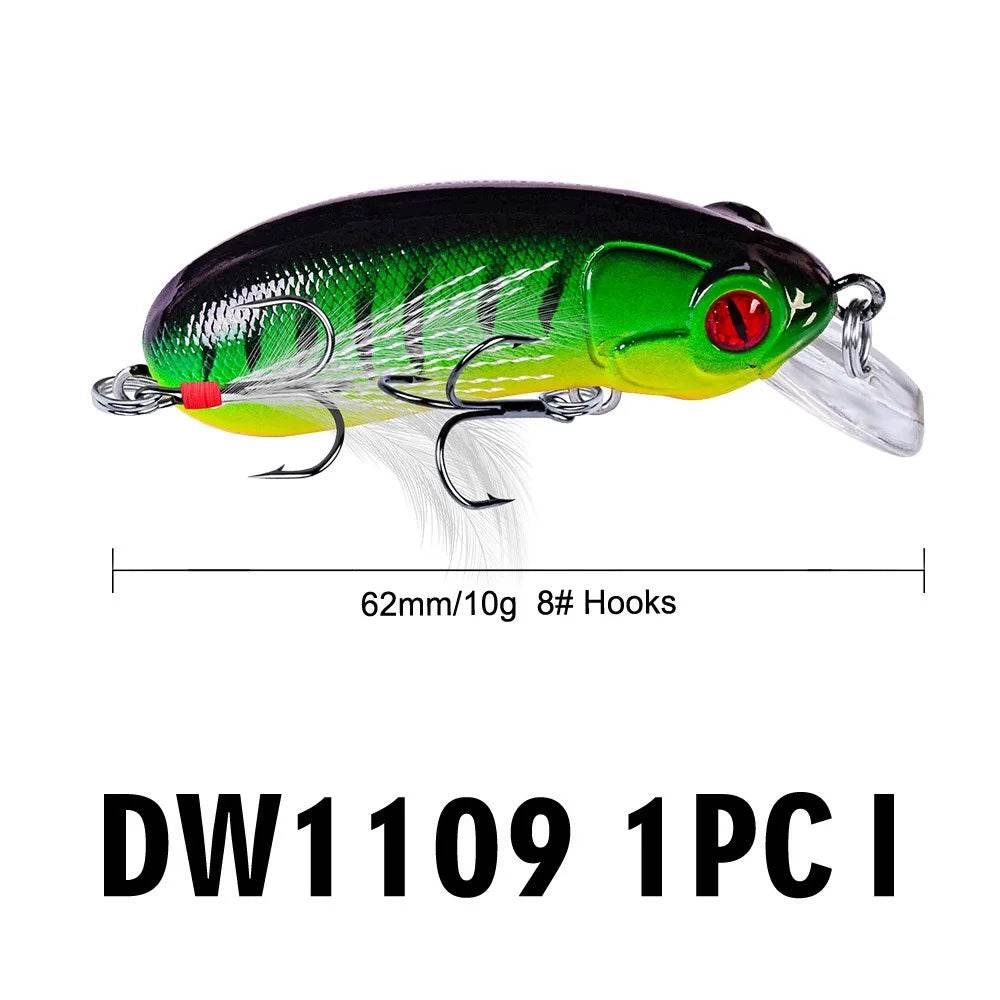 PROBEROS 6.2cm Floating Minnow – Precision Lure Action - Fish & Cheaps | Fishing & Outdoor Gear