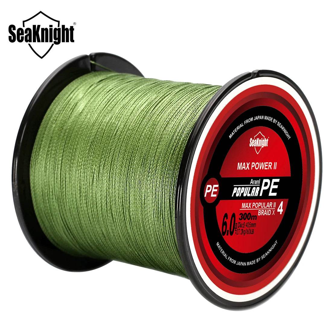 SeaKnight TriPoseidon 4-Strand 300M PE Braided Fishing Line - Fish & Cheaps | Fishing & Outdoor Gear