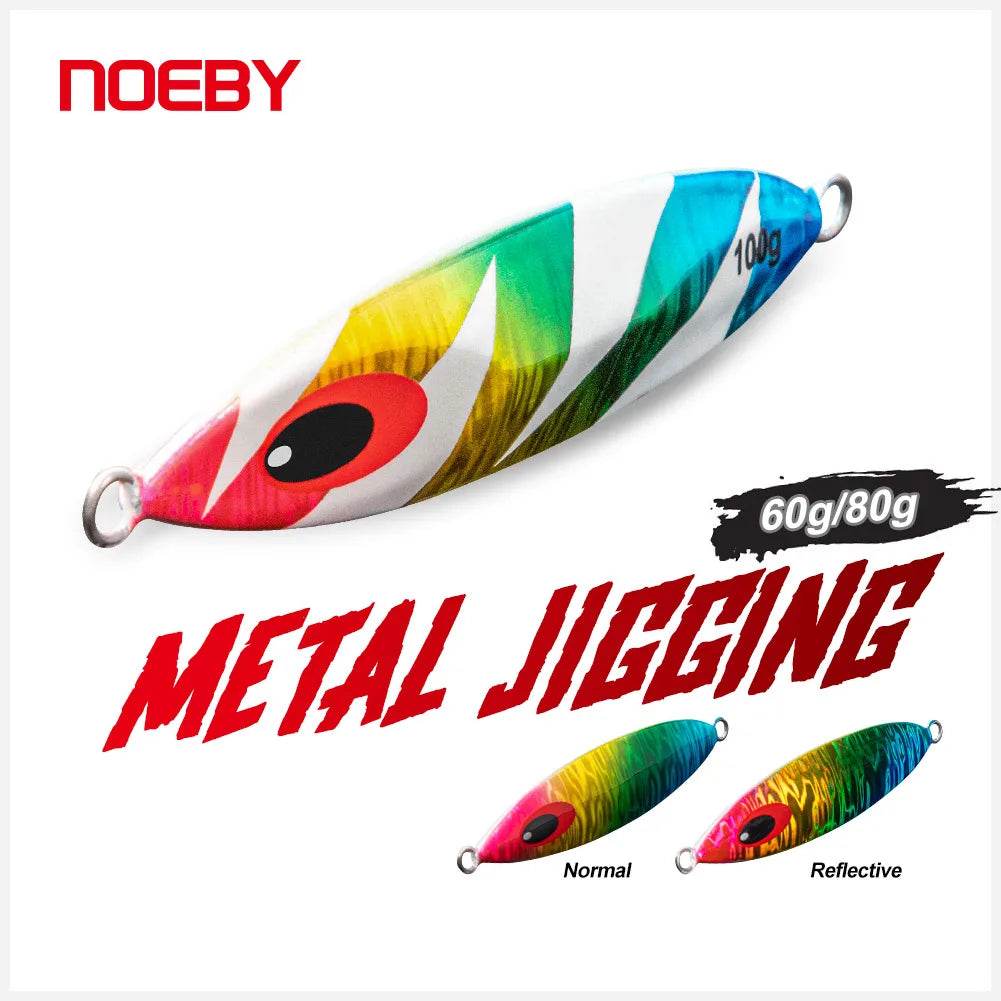 NOEBY Metal Jigs Lure – Slow Jigging Spoon - Fish & Cheaps | Fishing & Outdoor Gear