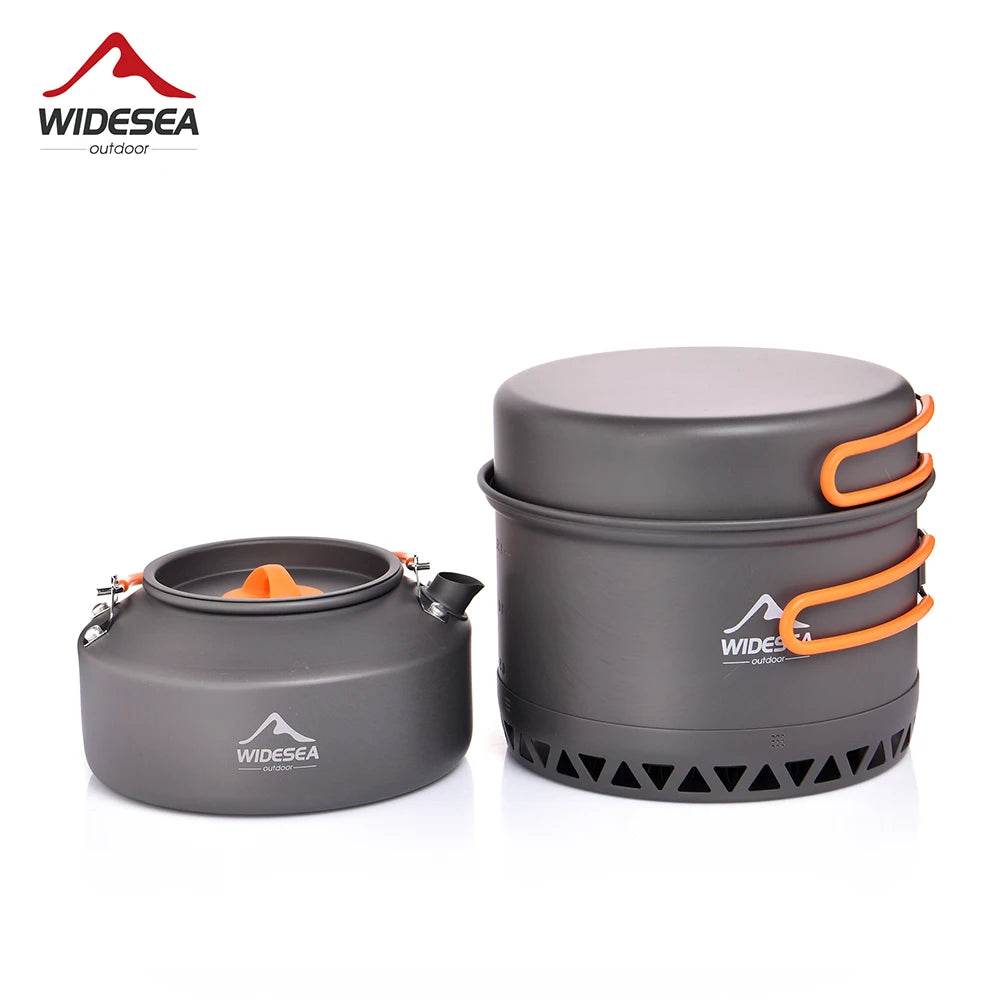 Widesea 1.3L/2.3L Camping Pot Set — Cook Fast, Pack Light - Fish & Cheaps | Fishing & Outdoor Gear