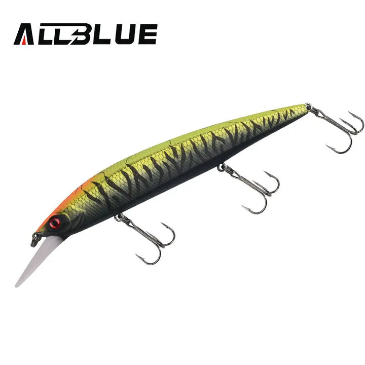 ALLBLUE SHANKS 130MR SP Fishing Lure Suspend Jerkbait 23g Weight Moving Systerm Long Cast Wobbler 2.5m Minnow Bass Pike Tackle