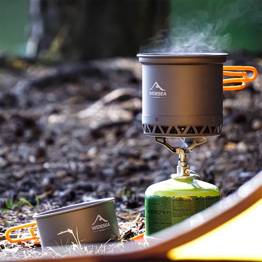 Widesea 1.3L/2.3L Camping Pot Set — Cook Fast, Pack Light - Fish & Cheaps | Fishing & Outdoor Gear