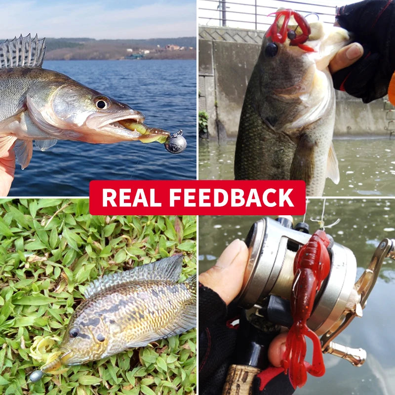 MEREDITH Fishing Lures Crazy Flapper 90mm/6.1g 10pc/Lot Craws Soft Lures Fishing Soft Bait Shrimp Bass Bait Peche Gear