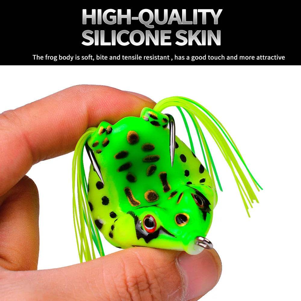 PROBEROS Frog Soft Tube Lure – Lifelike Topwater Action - Fish & Cheaps | Fishing & Outdoor Gear