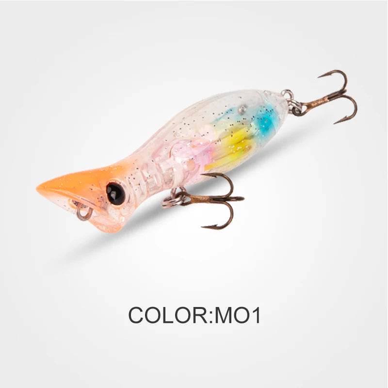 Kingdom Mini Popper Fishing Lure – 50mm Precision Bait - Fish & Cheaps | Fishing & Outdoor Gear
