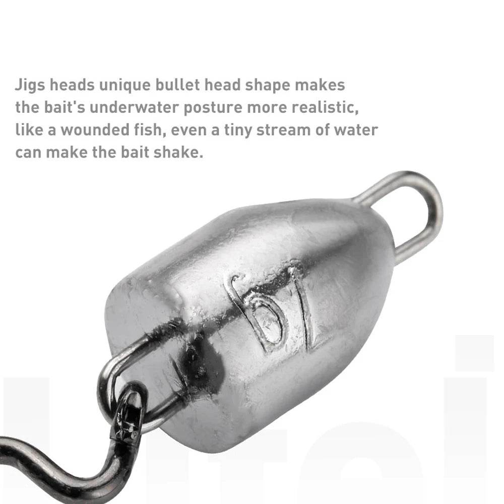 JOHNCOO 5pcs Swing Jig Heads - Fish & Cheaps | Fishing & Outdoor Gear