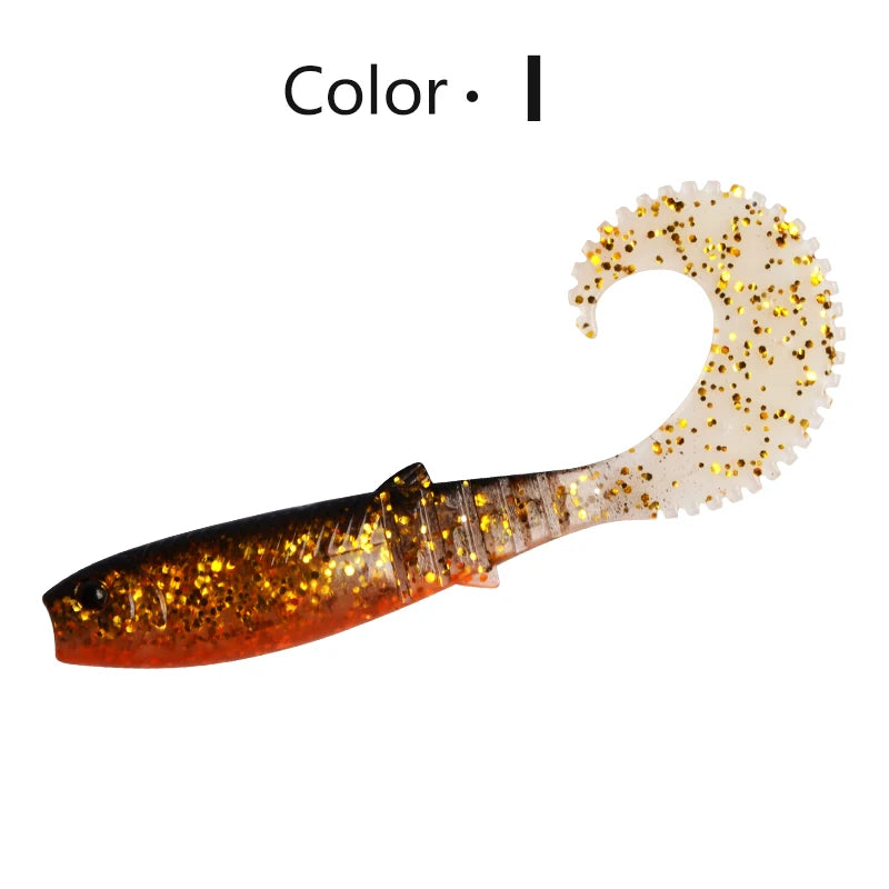 MEREDITH Cannibal Curved Tail Fishing Lures